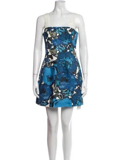 Pre-owned Sir Linen Mini Dress In Blue