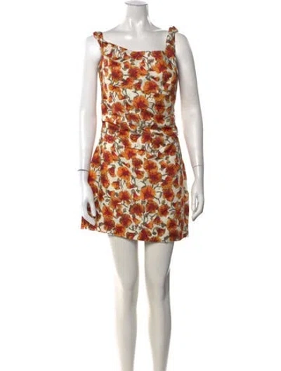 Pre-owned Sir Linen Mini Dress In Multicolor