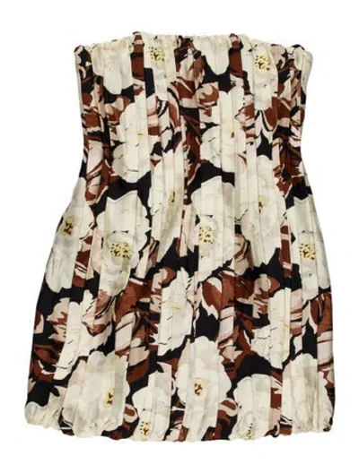 Pre-owned Sir Linen Mini Dress In Neutral