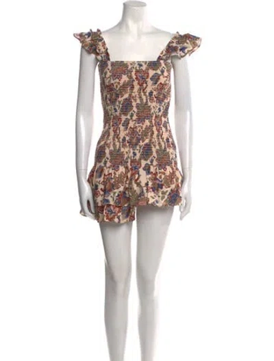 Pre-owned Sir Linen Mini Dress In Neutral