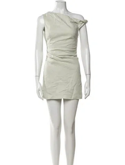 Pre-owned Sir Linen Mini Dress In Neutrals
