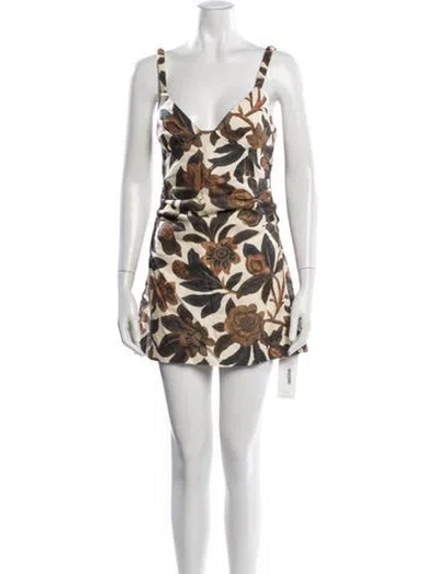 Pre-owned Sir Linen Mini Dress W/ Tags In Grey
