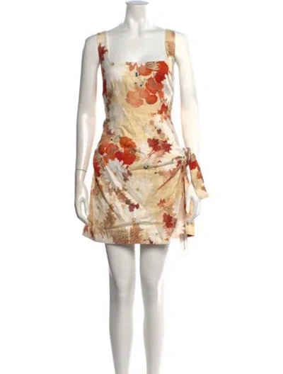 Pre-owned Sir Linen Mini Dress W/ Tags In Multi