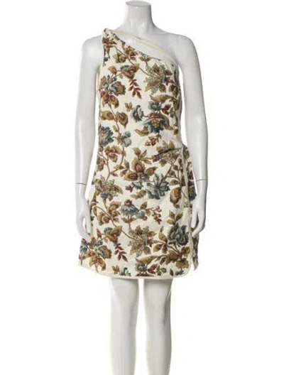 Pre-owned Sir Linen Mini Dress W/ Tags In Neutral