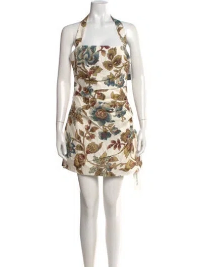 Pre-owned Sir Linen Mini Dress W/ Tags In Neutrals