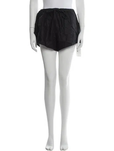 Pre-owned Sir Linen Mini Shorts In Black