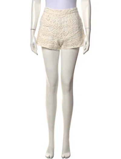 Pre-owned Sir Linen Mini Shorts In Neutrals
