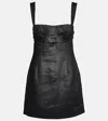 Sir Linen Minidress In Black
