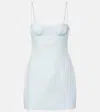 Sir Linen Minidress In Blue