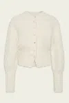 Sir Lise Cardigan In Ivory In Neutral