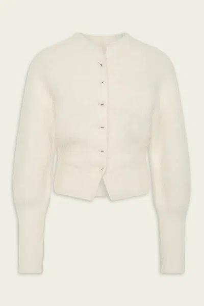 Sir Lise Cardigan In Ivory In Neutral
