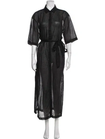 Pre-owned Sir Long Dress In Black