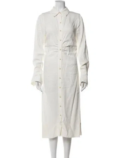 Pre-owned Sir Long Dress In White