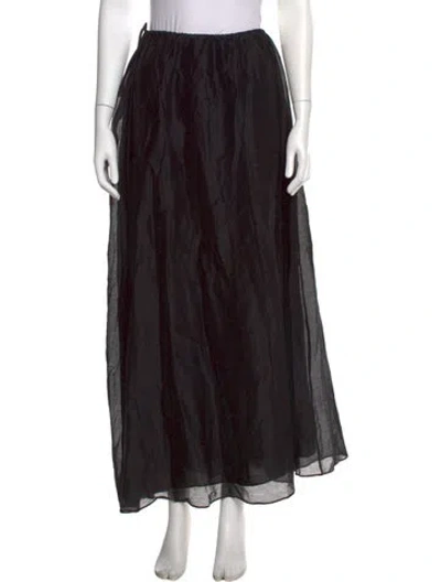 Pre-owned Sir Long Skirt In Black