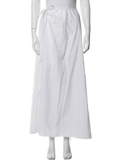 Pre-owned Sir Long Skirt In White