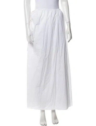 Pre-owned Sir Long Skirt In White