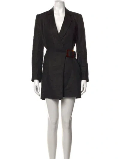 Pre-owned Sir Long Sleeve Dress In Black