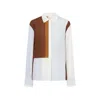 Sir Marais Button-front Silk Shirt In Multi