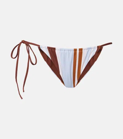 Sir Marais Striped Bikini Bottoms In Multi