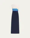 Sir Mariner Silk Midi Dress In Shoreline Stripe