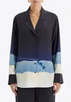 Sir Mariner Printed Long-sleeved Shirt In Blue