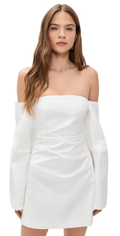 Sir Martina Sleeved Mini Dress Ivory In White