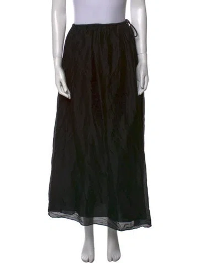 Pre-owned Sir Midi Length Skirt In Black