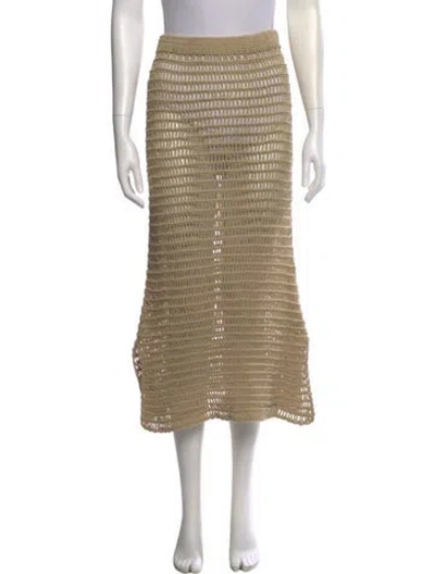 Pre-owned Sir Midi Length Skirt In Neutral
