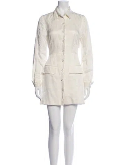 Pre-owned Sir Mini Dress In Neutral
