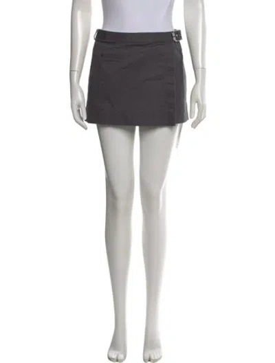 Pre-owned Sir Mini Skirt In Gray