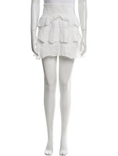 Pre-owned Sir Mini Skirt In White