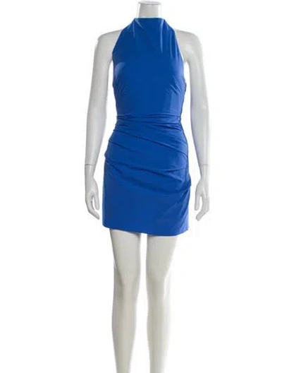 Pre-owned Sir Nylon Mini Dress In Blue