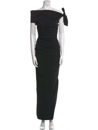 Pre-owned Sir Off-the-shoulder Long Dress W/ Tags In Black