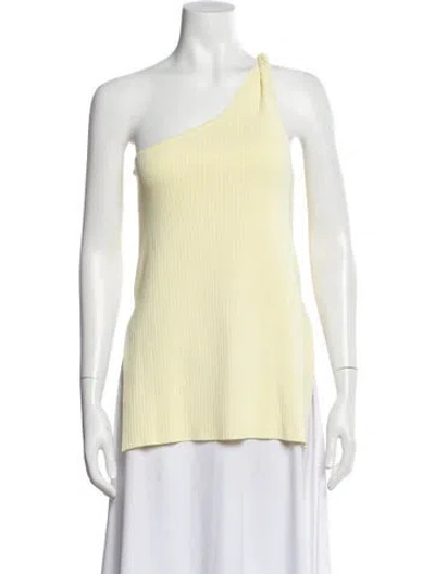 Pre-owned Sir One-shoulder Sleeveless Top In Blue