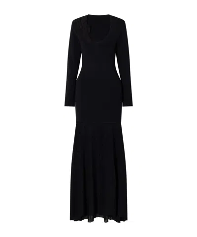 Sir Paneled Stretch-knit Dress In Black