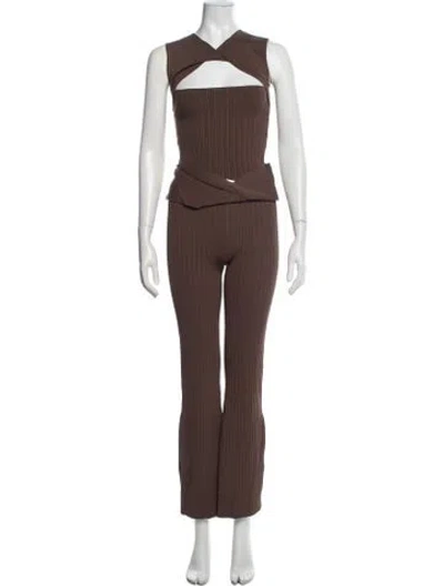 Pre-owned Sir Pant Set In Brown