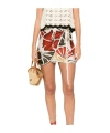 Sir Julietta Floral Print Skirt In Brown
