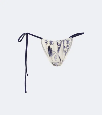 Sir Phillipa Floral Bikini Bottoms In Blue