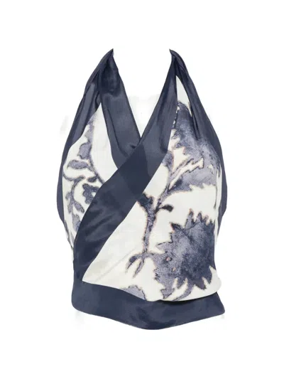 Sir Phillipa Floral-print Halter-neck Top In Multi