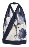 Sir . Phillipa Halter Chiffon Scarf Top In Multi