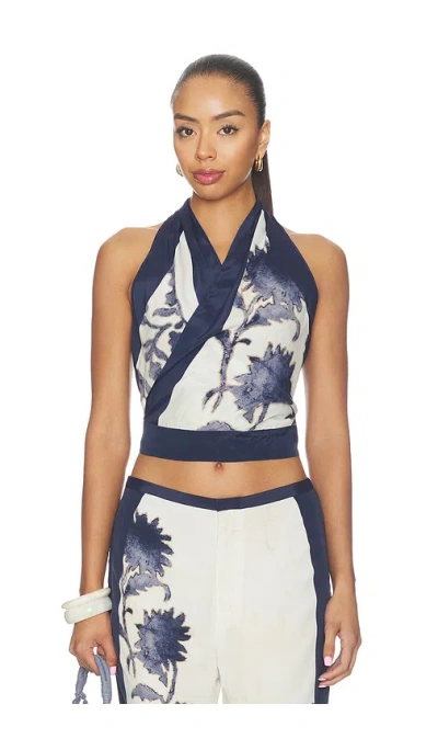 Sir Phillipa Halter Scarf Top
