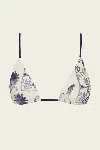 Sir Phillipa String Triangle Top In Eira Midnight In White