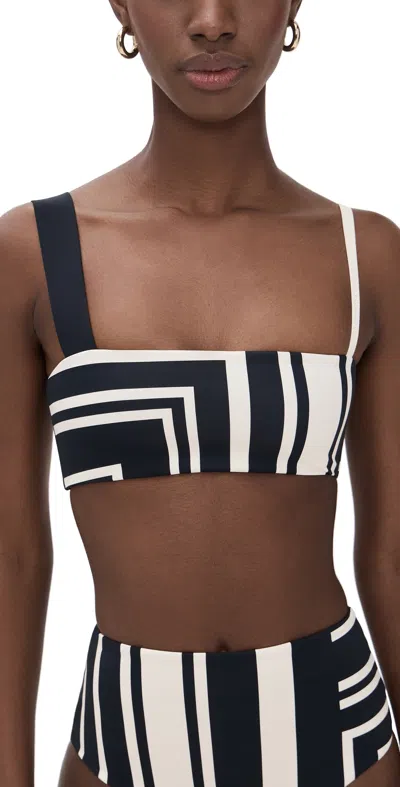 Sir Pietra Bandeau Top Milano Nero