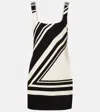Sir Pietra Scoop Mini Dress In White