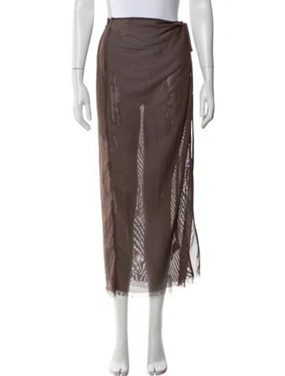 Pre-owned Sir Pleated Accents Lounge Set In Brown