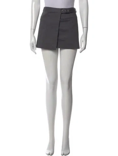 Pre-owned Sir Pleated Accents Mini Skirt In Black