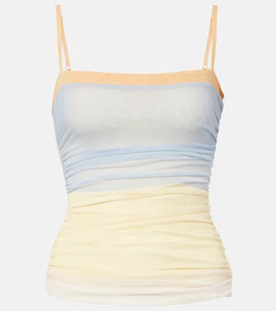 Sir Printed Mesh Top In Multi