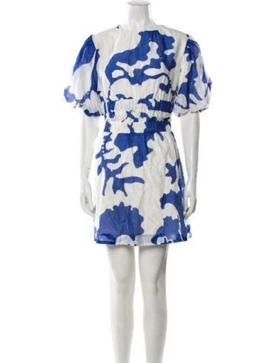 Pre-owned Sir Printed Mini Dress In Multi