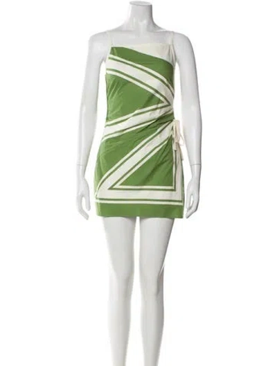 Pre-owned Sir Printed Mini Dress W/ Tags In Green