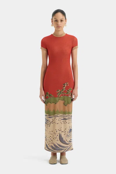 Sir Redwood Tee Dress In Sea Ranch Scene